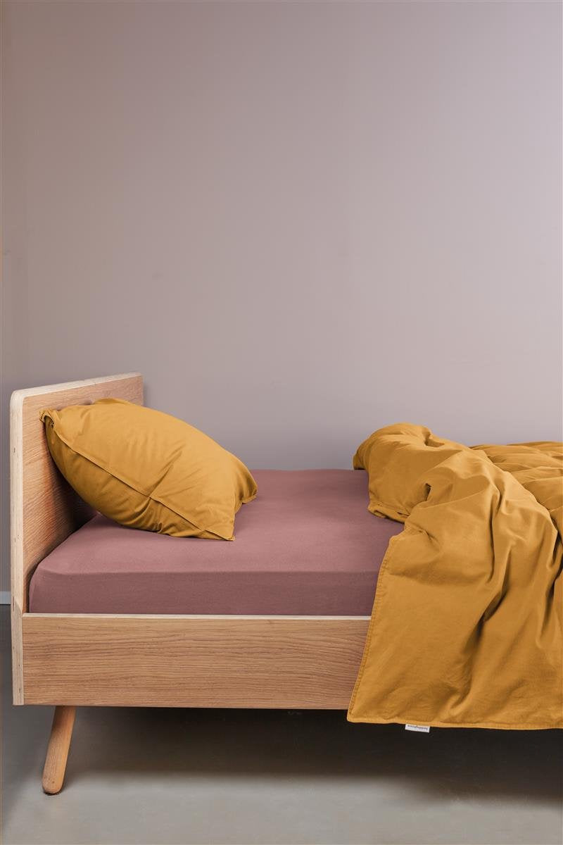 Beddinghouse - jersey - hoeslaken - 90x220 cm - roze