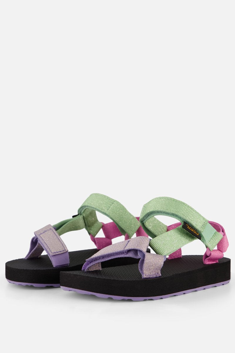 Teva c originale universelle unisex sandaler - metallisk stille grøn multi