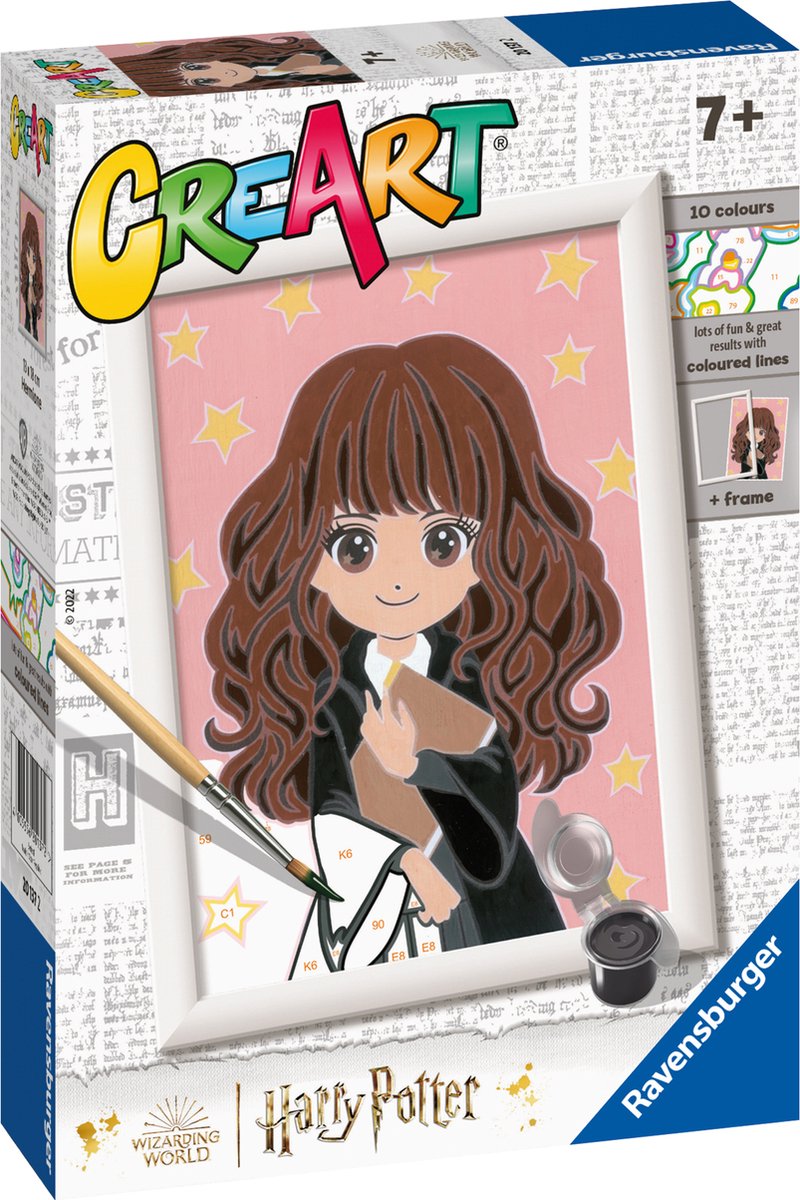 Ravensburger creart hermione - maleri efter tal for børn