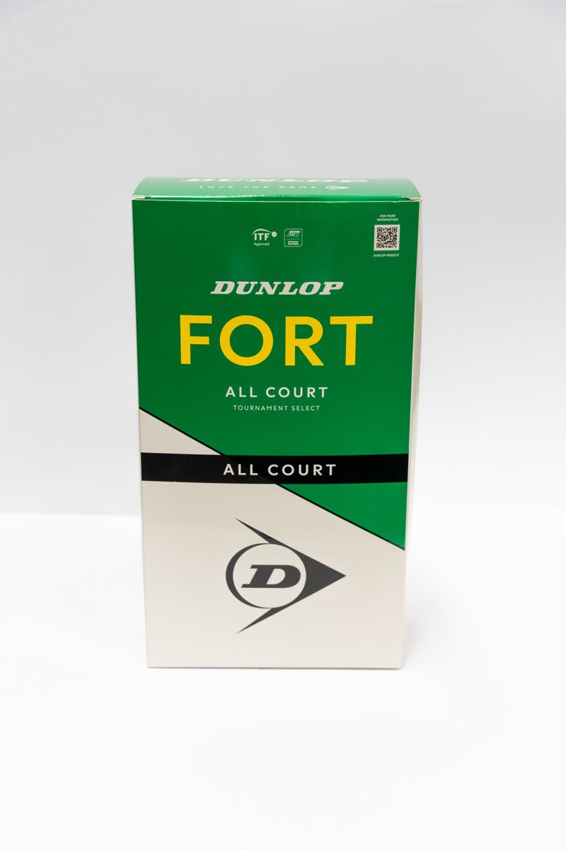 Dunlop fort 4 all court tennisballen - geel - 2 x 4 stuks