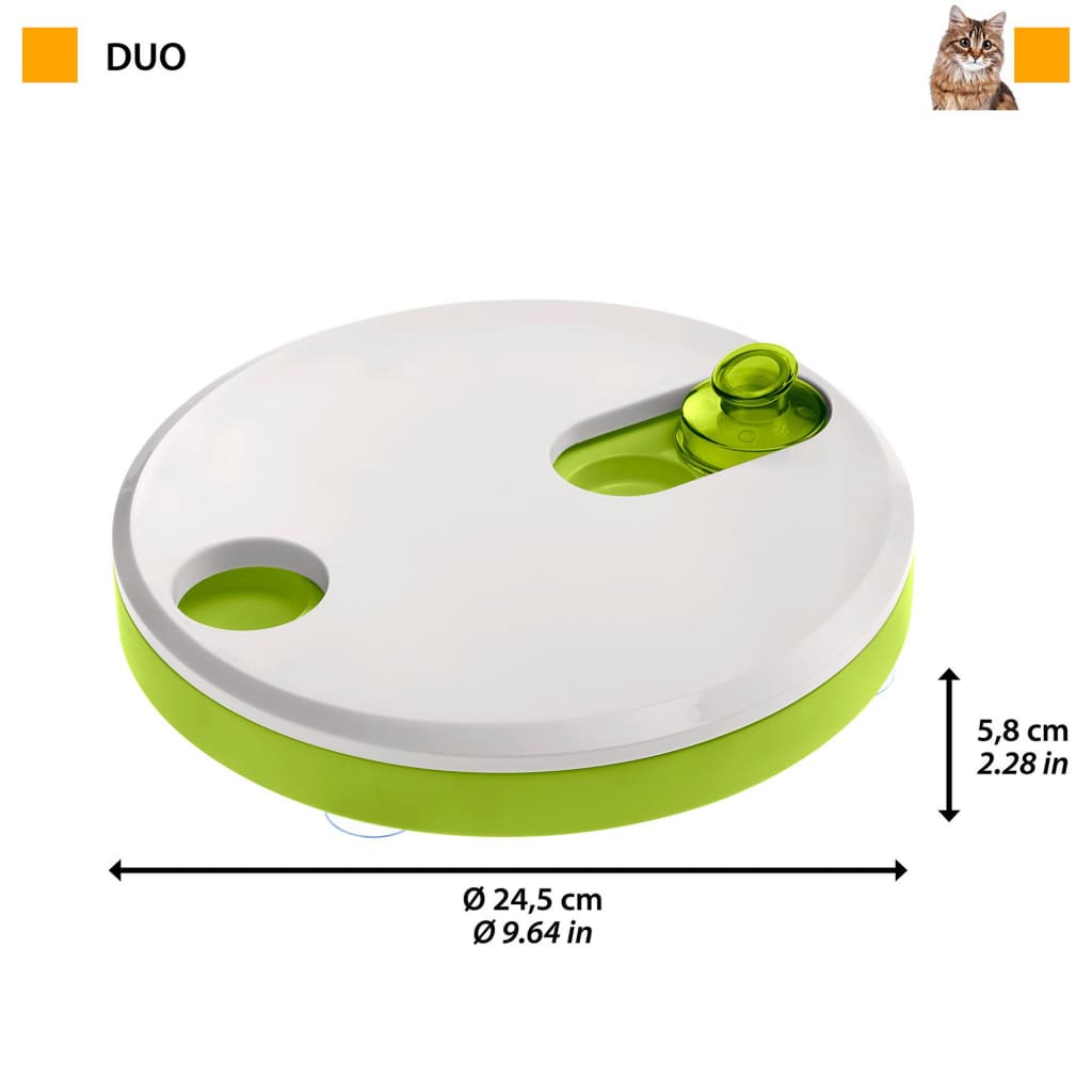 Ferplast Cat Toys Duo 5,8 cm hvid grøn