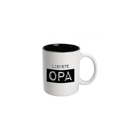 Paperdreams mok black white - opa