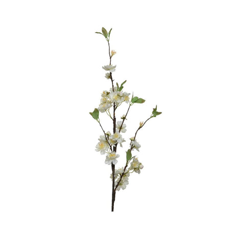 Decoris kunstig blomst blomst h106cm hvid