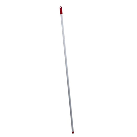 Luva kosteskaft metal hvid 140cm med skruegevind