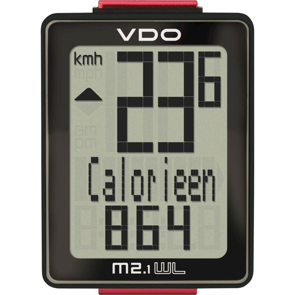 Vdo Cycling Computer M2.1 WL Analog sort 10 funktioner
