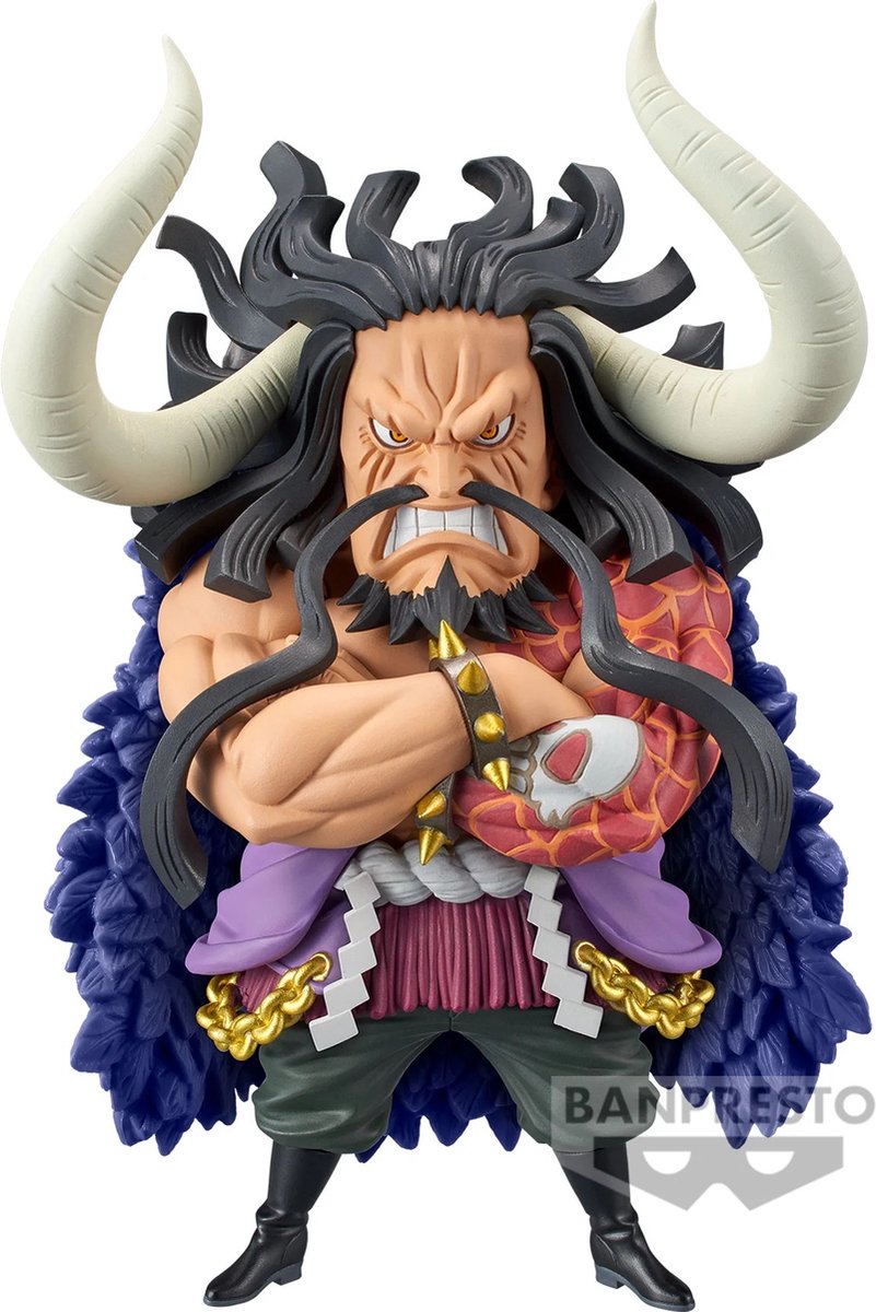Banpresto co., ltd. one piece - one piece mega world samlerfigur kaido of the beasts figur 13cm