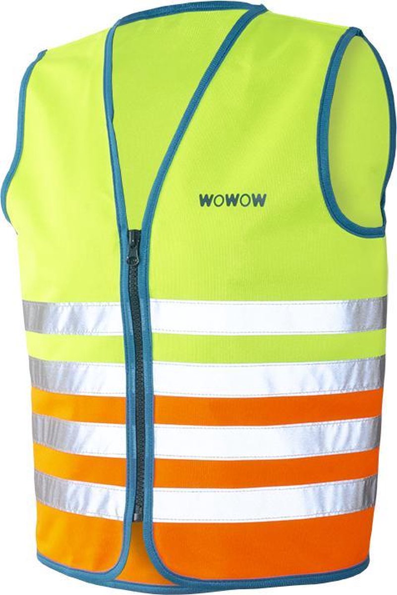 Wowow fluorescerende vest barn en17353 - wasabi jakke grøn m