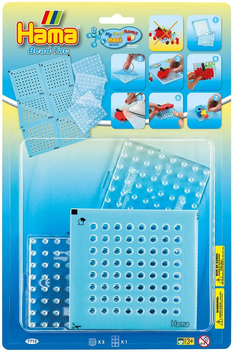 Hama maxi bead-tac strygeperlebrætter, 3 stk.