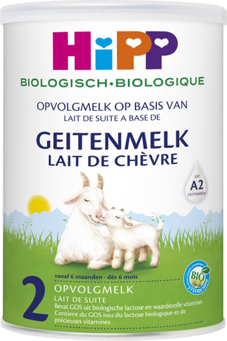 Hipp tilskudsmælk 2 økologisk – gedemælk babymad – 6+ måneder – 400g