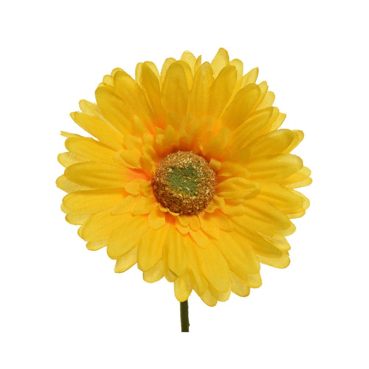 Decoris kunstig blomst gerbera h50cm gul