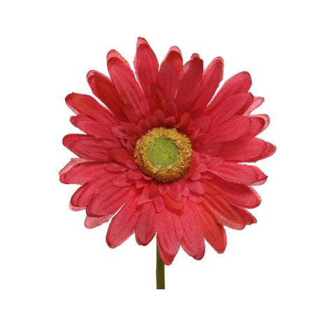 Decoris silke gerbera på stilk fuchsia 50cm