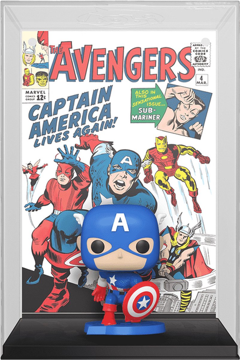 Funko pop! tegneserie dækker marvel - kaptajn amerika #27