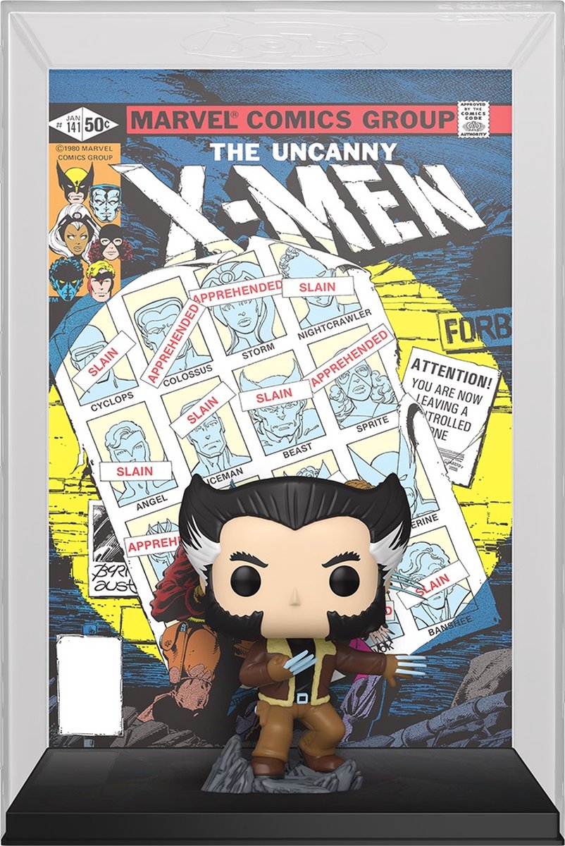 Funko pop tegneseriecover: x-men: days of future past (1981) wolverine - pop #50