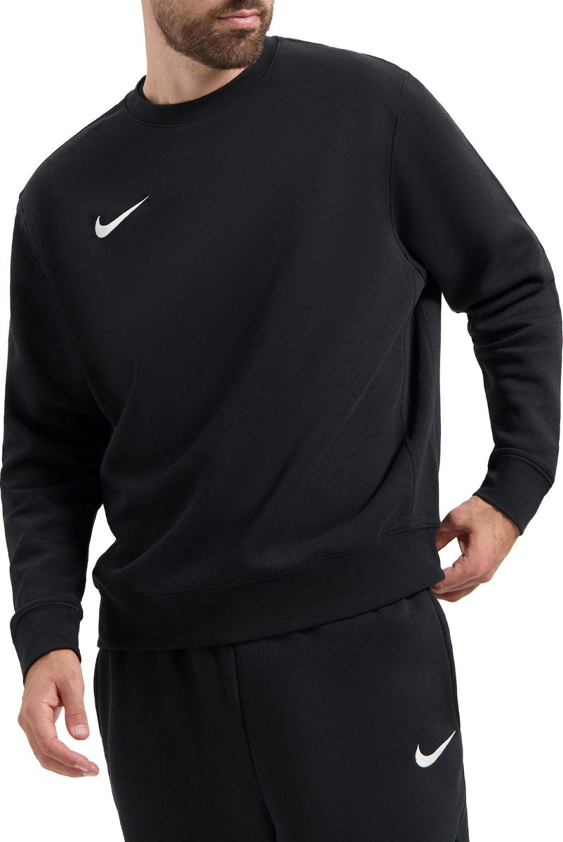 Nike - fleece park 20 crew - herresweater sort-XL