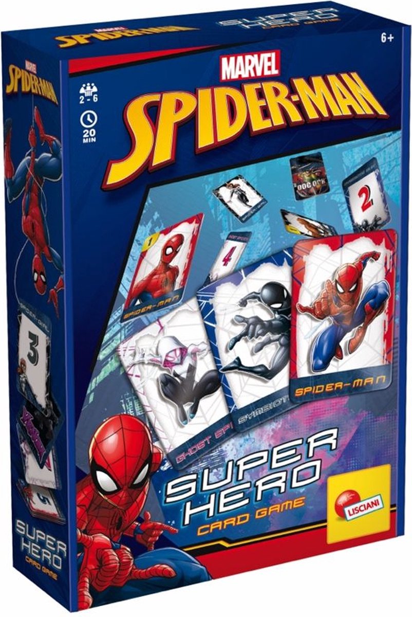 Lisciani spider-man superhelte kortspil i displayet