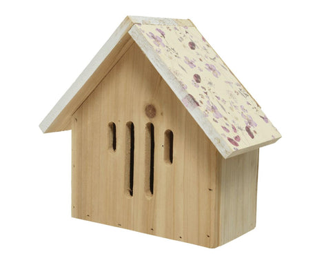 Decoris insekt husfyr l10-b21,5-h20cm lys pink