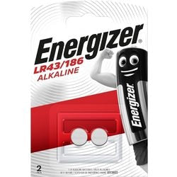 Energizer alkaline lr43 186 blister 2 stk
