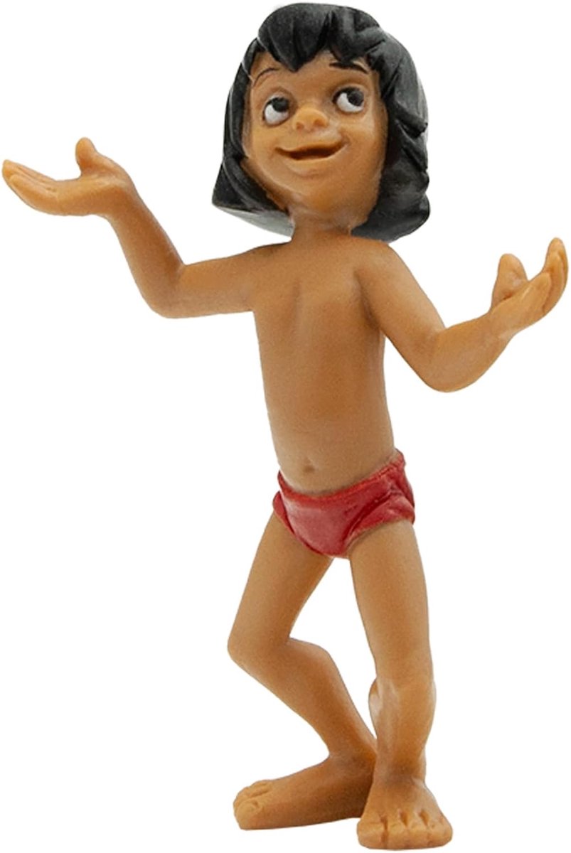 Bullyland 12380 – legefigur Disney junglebog med mogli – naturtro og detaljeret design – ideel som kagefigur, samlerobjekt eller munter gave til børn fra 3 år