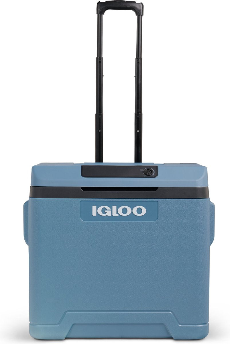 Igloo ie42 termo elektrisk køleboks - 12 230v ac dc - 42 liter - blå - med hjul