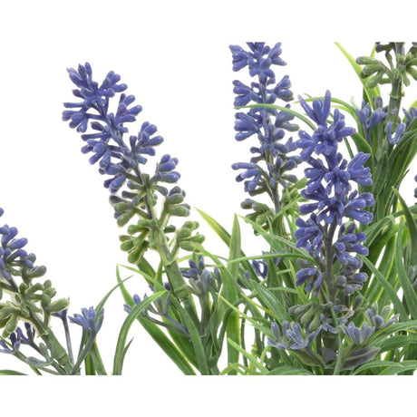 Decoris kunstig blomst lavendel 13x13x34cm lilla