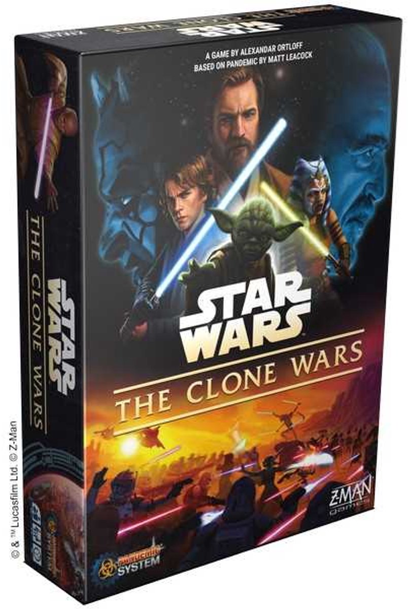 Z-man-spil star wars: the clone wars - et pandemisk systemspil - engelsk