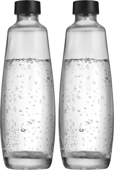Sodastream glaskarafler 1l duopakke | 2 stk | kun egnet til duo sprudlende vand maker