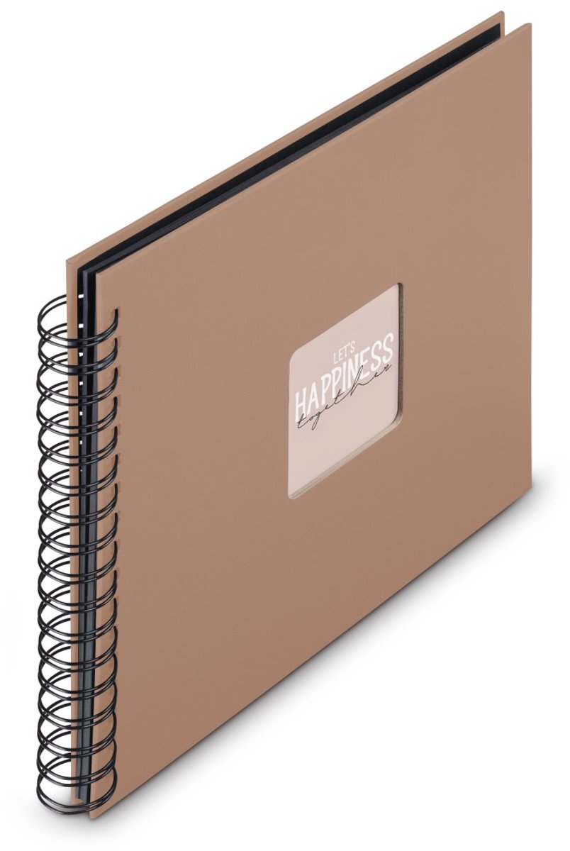 Hama spiral fotoalbum - kunst - 28x24 - 50 sider - skum