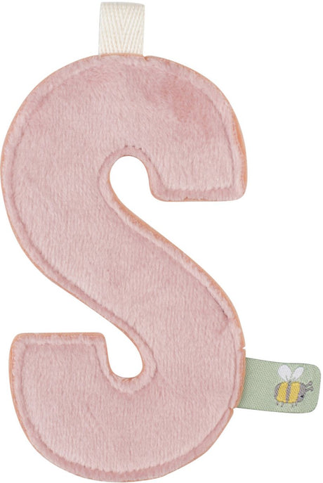 Little dutch slinger element - letter s - roze