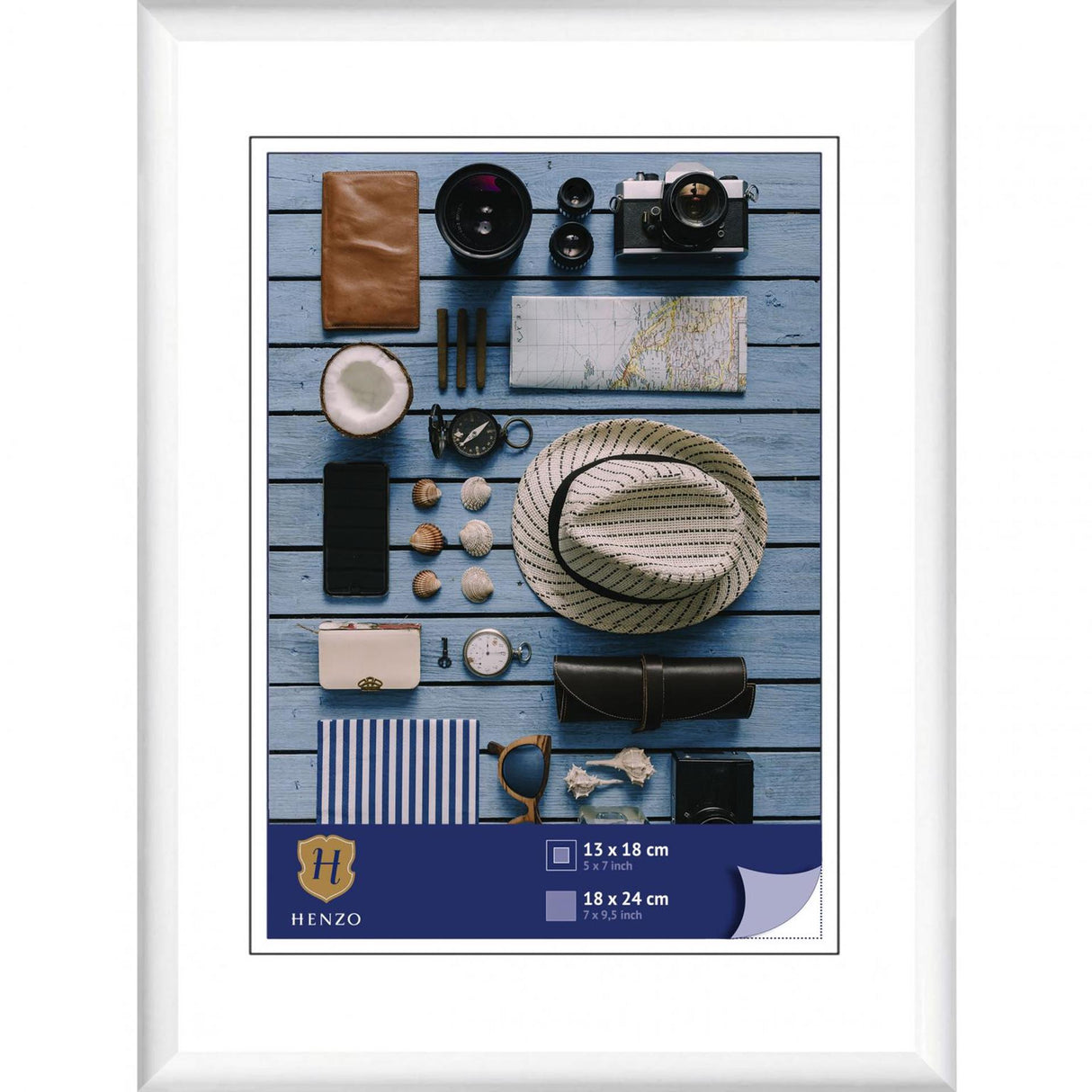 Henzo fotoramme napoli 18x24cm hvid