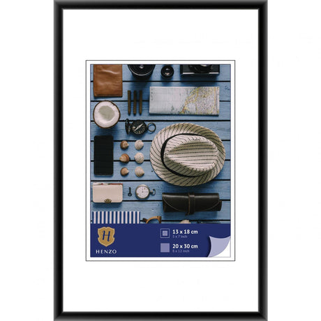 Henzo fotoramme napoli ramme 20x30cm foto 13x18cm sort plast