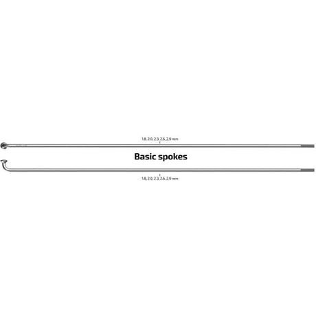 SAPIM SPAKEN 262-14 Leder Ø2,00 mm FG 2,3 - Rustfrit stål (100 stykker)