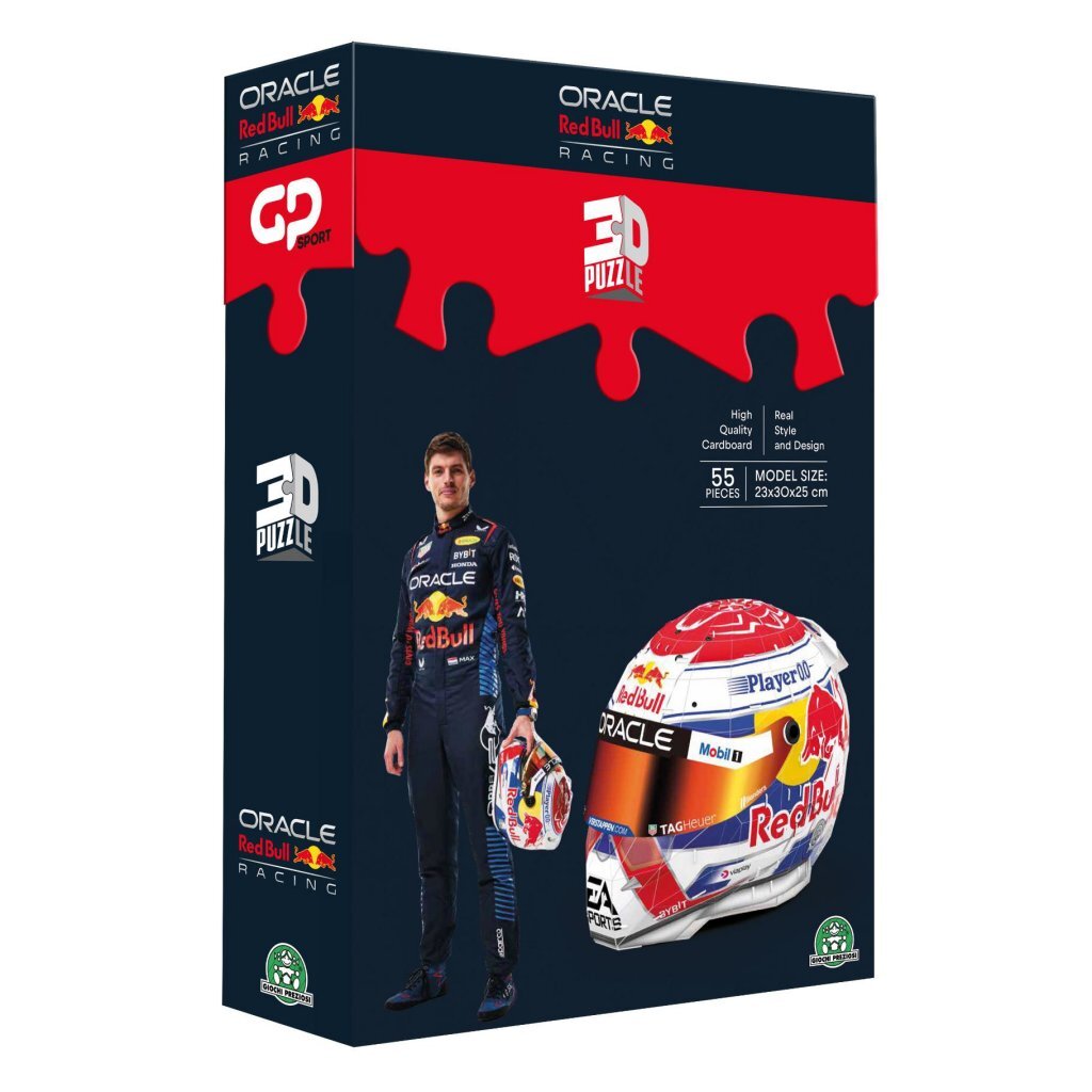 Andre mærker 3D puslespil Formel 1 hjelm Max Verstappen 55 brikker