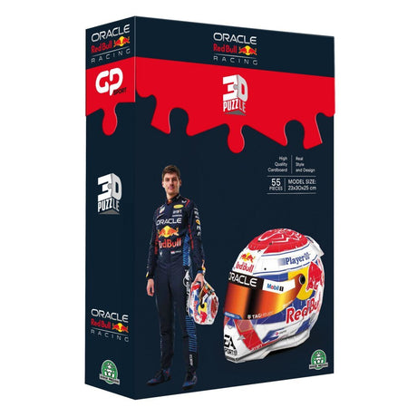 Andre mærker 3D puslespil Formel 1 hjelm Max Verstappen 55 brikker