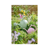 Decoris plastik vandkande med blomsterprint l52-b21-h38cm 9 liter lysegrøn