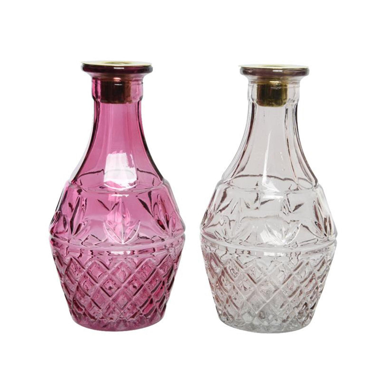 Decoris lysestage glas ø10-h18,5cm