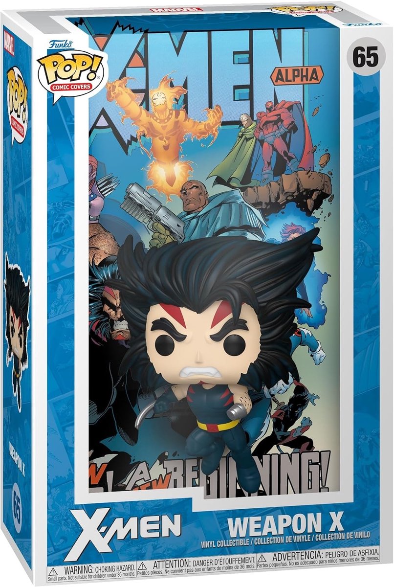 Funko pop tegneseriecover: x-men - våben x pop #65