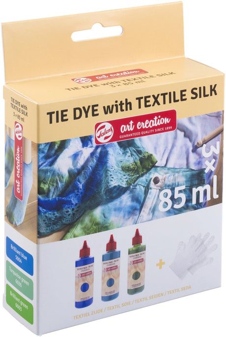 Talens art creation tie-dye sæt blå, 3x85ml