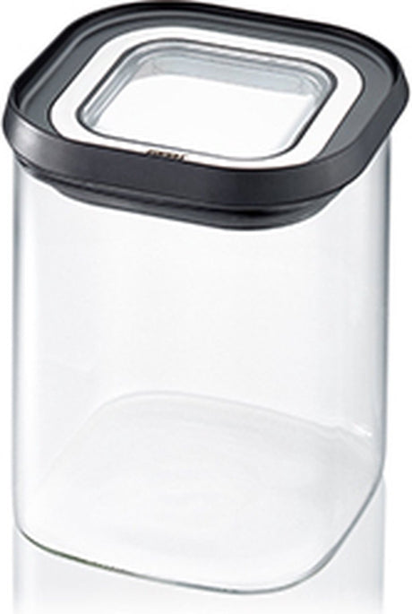 Gefu pantry opbevaringsbeholder – 900 ml – borosilikatglas – lufttæt stabelbar