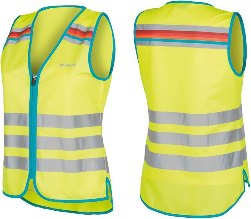 Wowow reflekterende sikkerhedsvest Lucy jakke til kvinder refleksvest Lucy jakke m, fluo.yellow