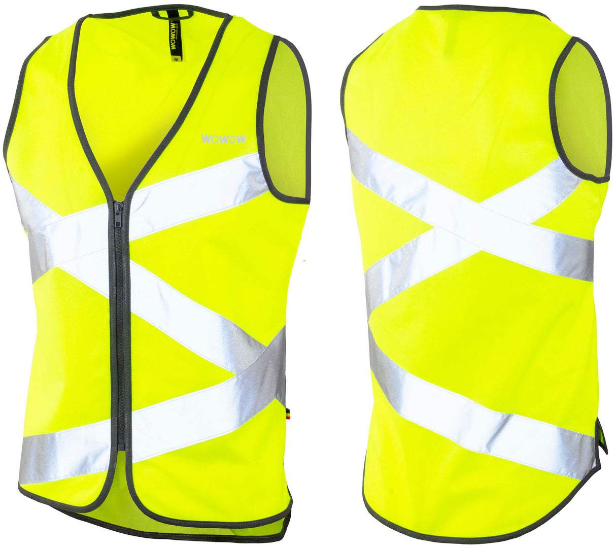 Wowow ReflectiEest Crossroad Jacket Størrelse M gul
