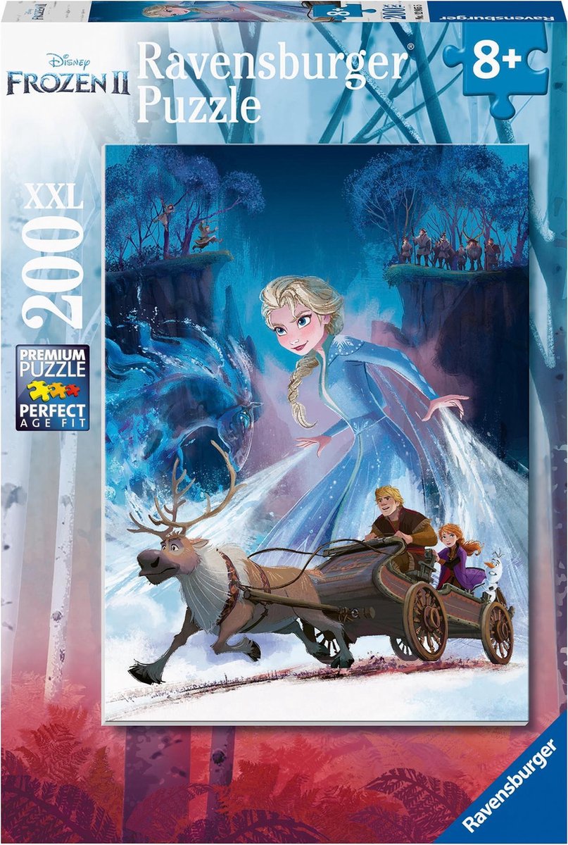 Ravensburger puslespil disney frozen 2 - puslespil - 200 brikker