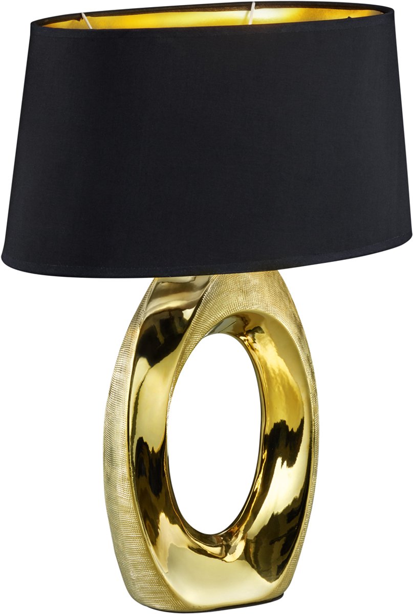 Rl lev dit lys virkelighed taba - bordlampe - guld - ekskl. 1x e27 4,9 w - ledningskontakt