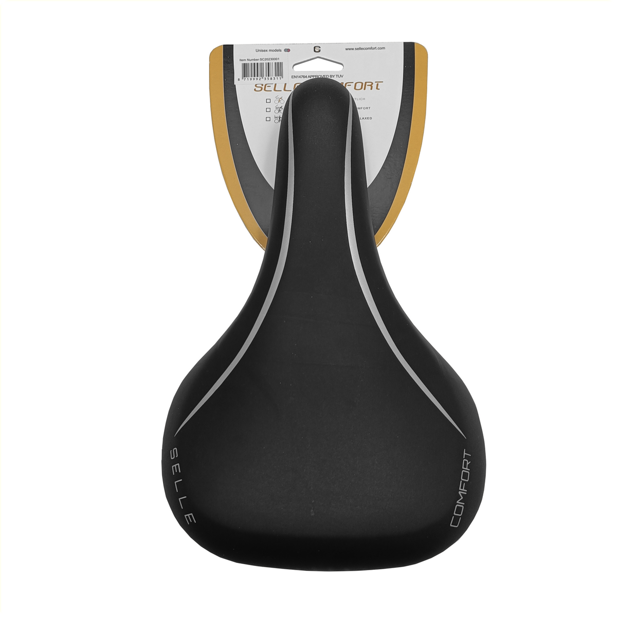 Selle Comfort Saddle Vintage, uden støj