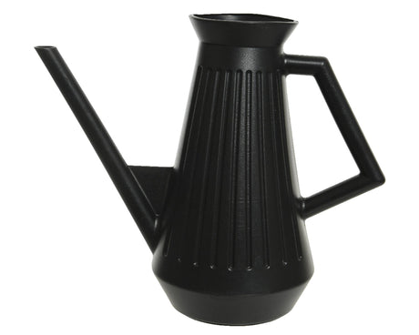 Decoris vandkande plastik 1,8 liter l29-w14-h24,5cm sort ribbet