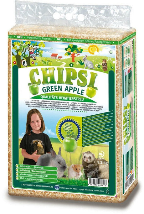 Chipsi houtvezel - groene appel - 3,2 kg