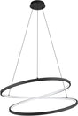Eglo ruotale hanglamp - led - ø 70 cm - zwart wit
