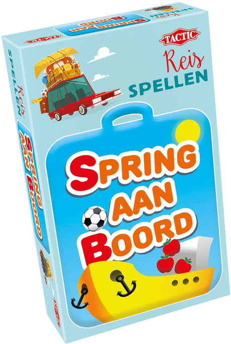 Taktisk hop om bord - brætspil - kompakt udgave - ord- og kategorispil - fra 8 år - 2 eller flere spillere