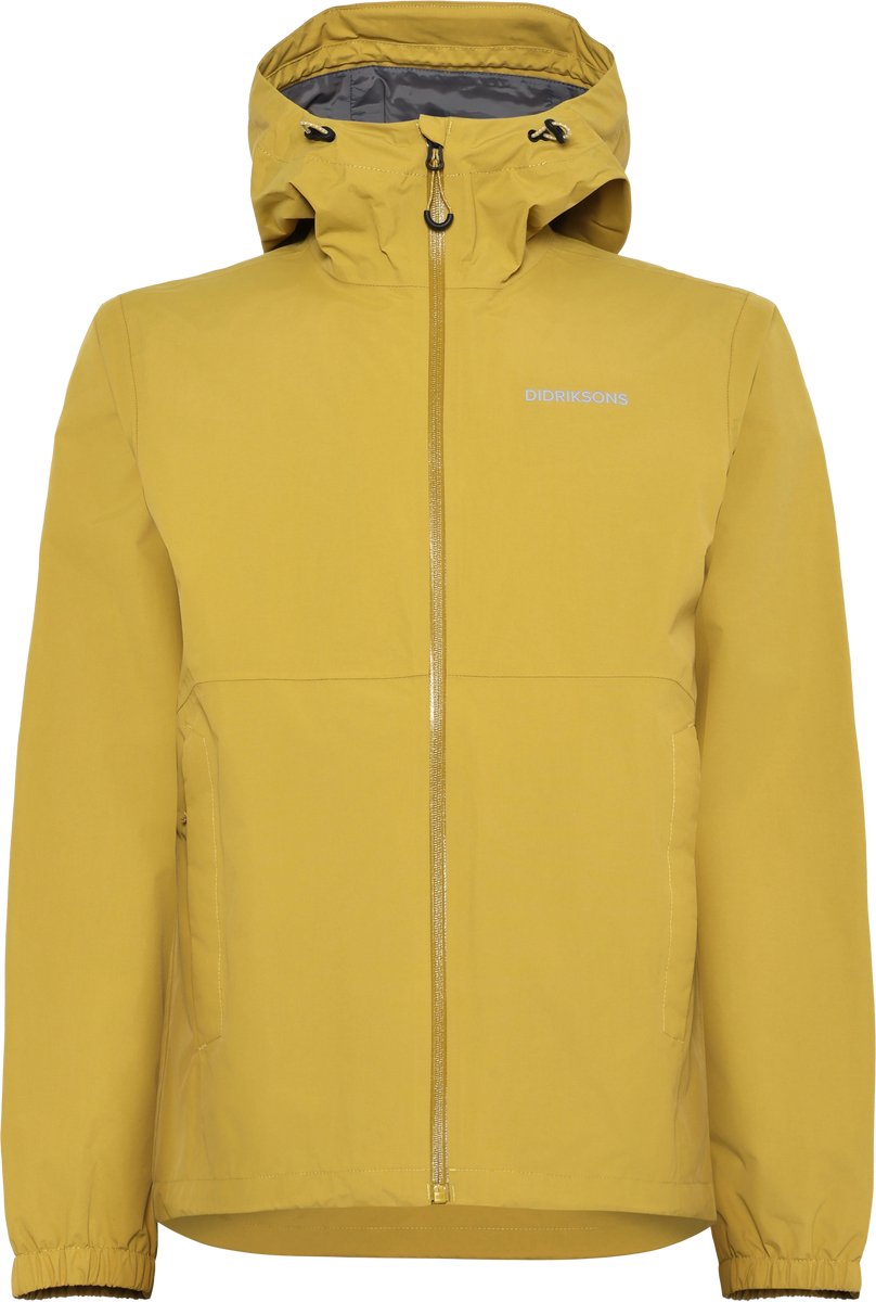 Didriksons dario usx jkt 2 unisex udendørsjakke - gul pollen
