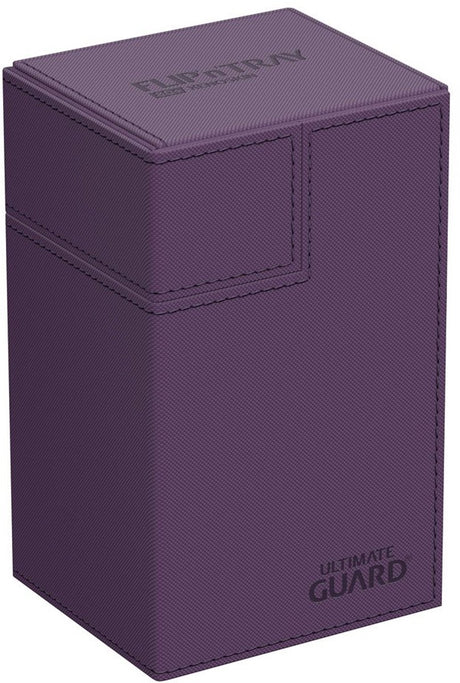 Ultimate guard flip'n'tray 80+ xenoskin - lilla kortæsker