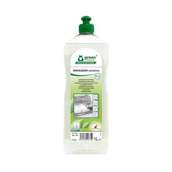Green care professional manudish følsomt opvaskemiddel (1 liter)